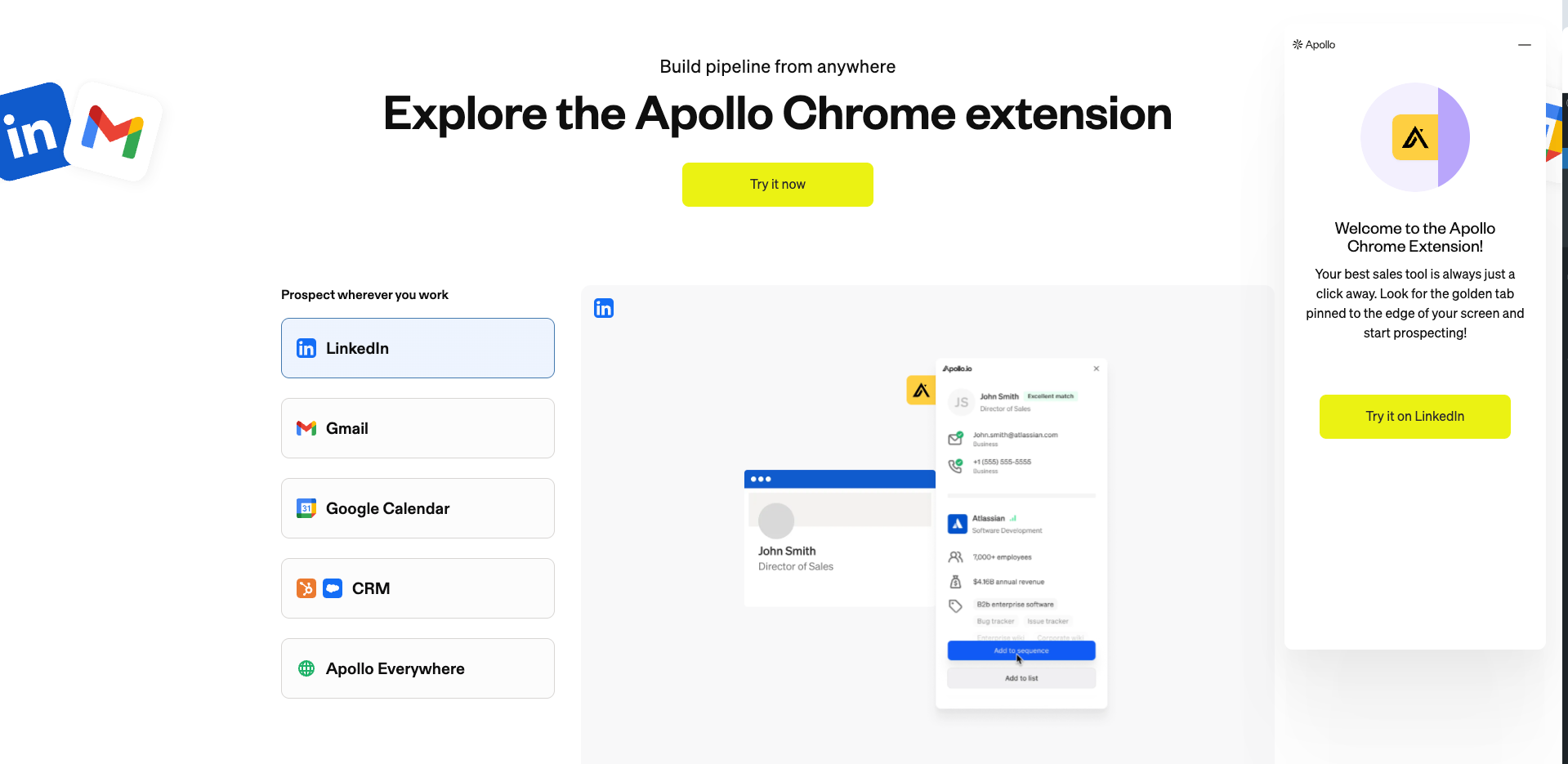 Apollo.io Google Chrome Extension