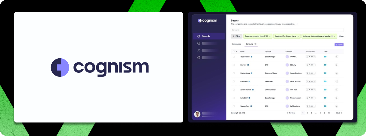 cognism - B2B email list providers Review