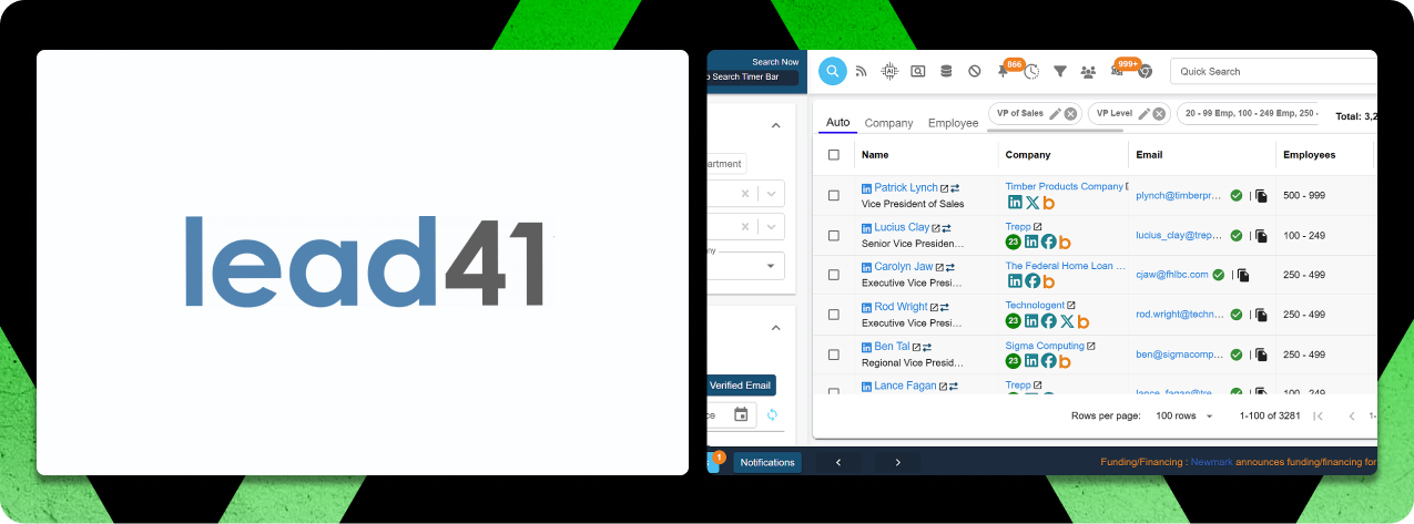 lead41 - B2B email list providers Review