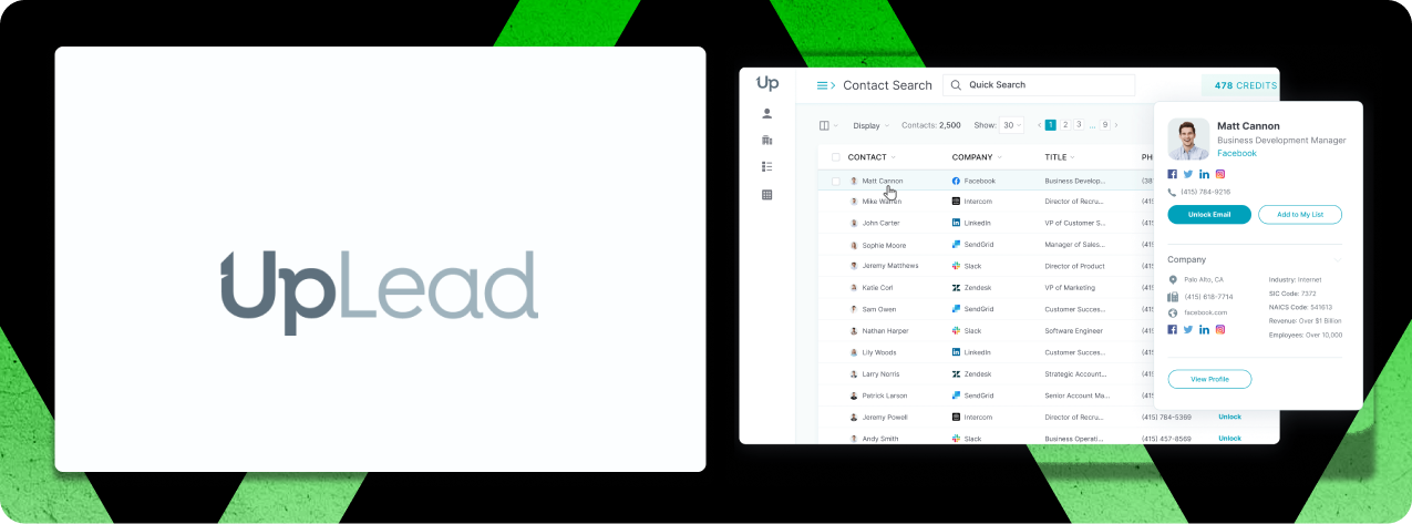 uplead - B2B email list providers Review