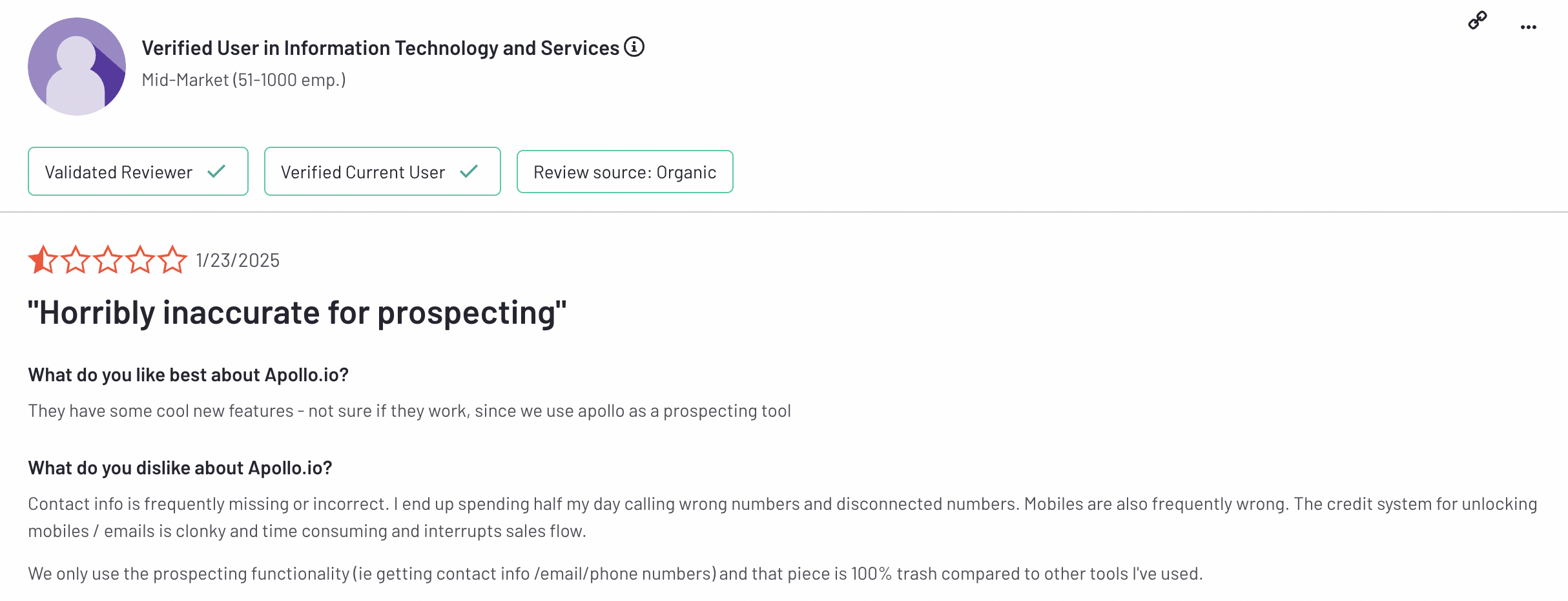customer feedback apollo