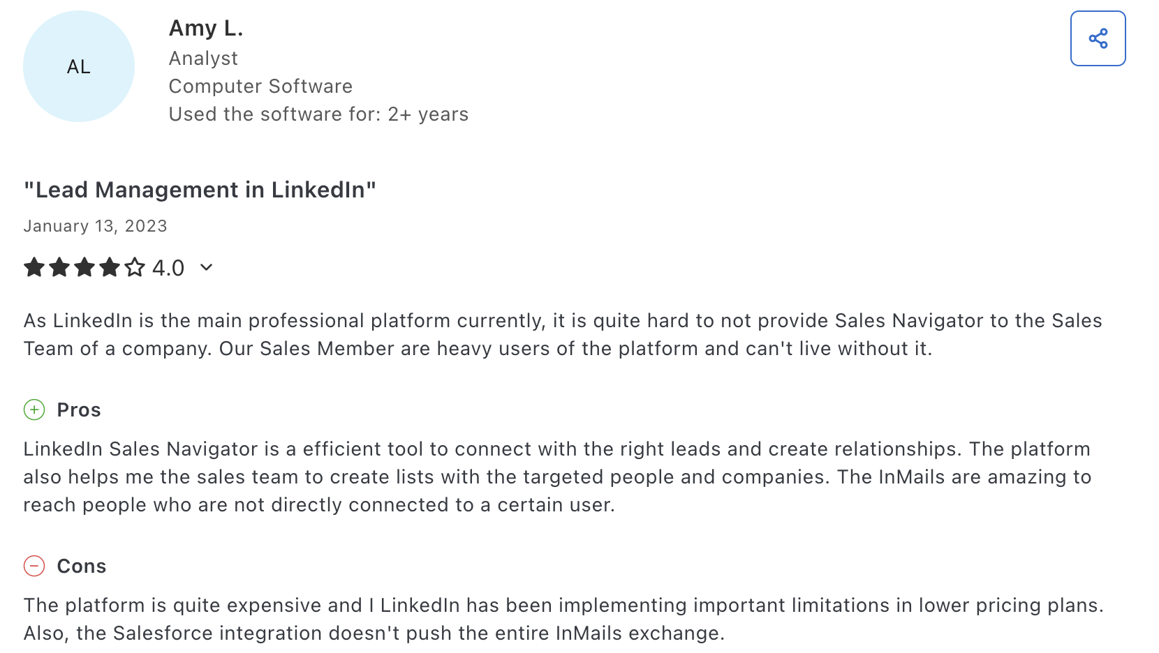 sales navigator review