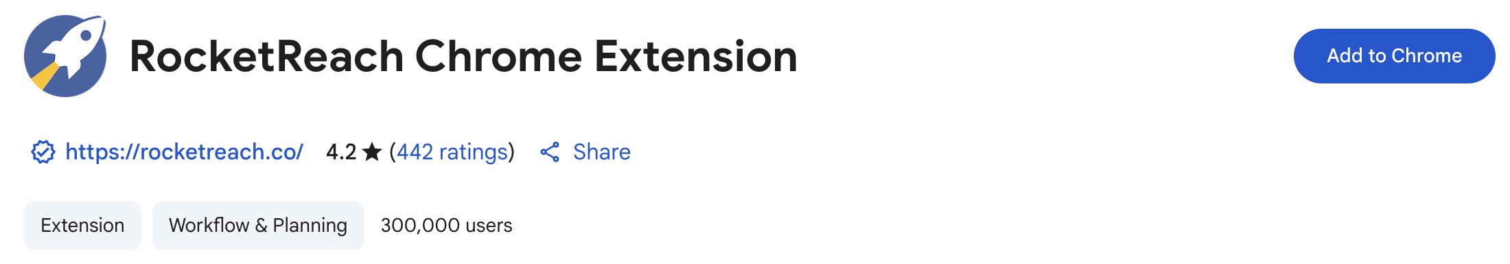 rocketrech chrome extension installation