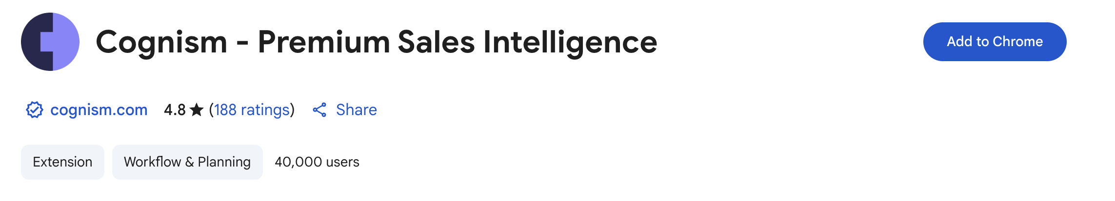 cognism chrome extension