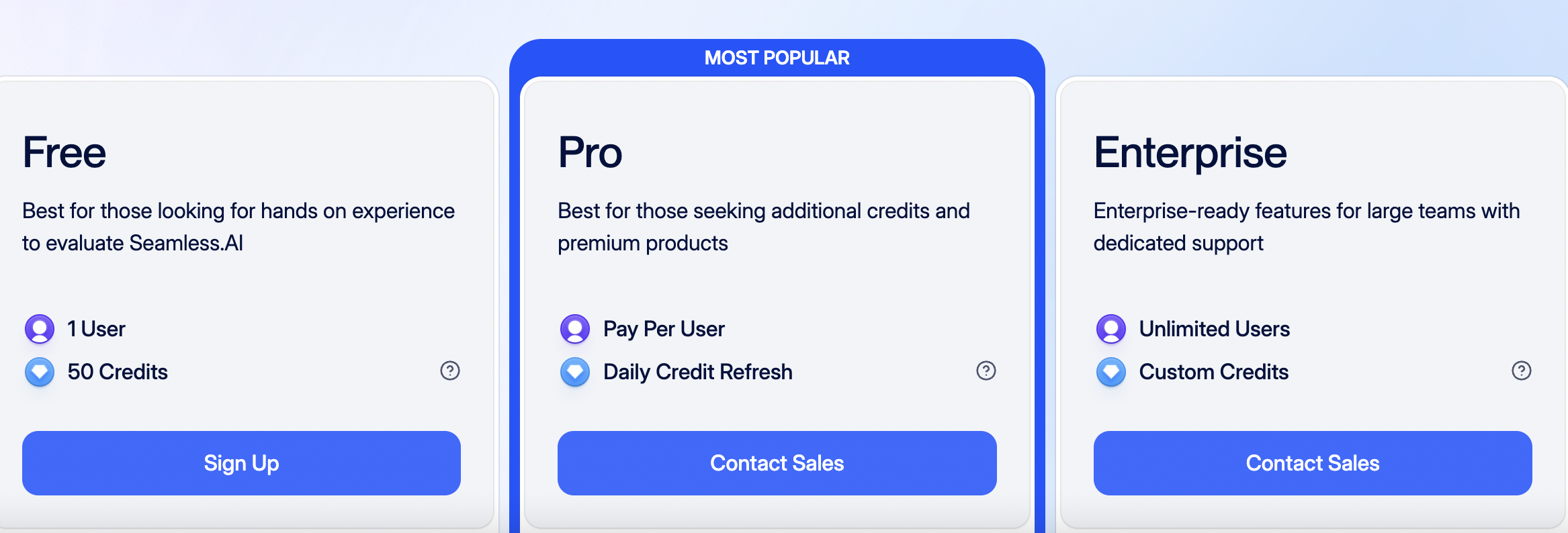 seamless pricing
