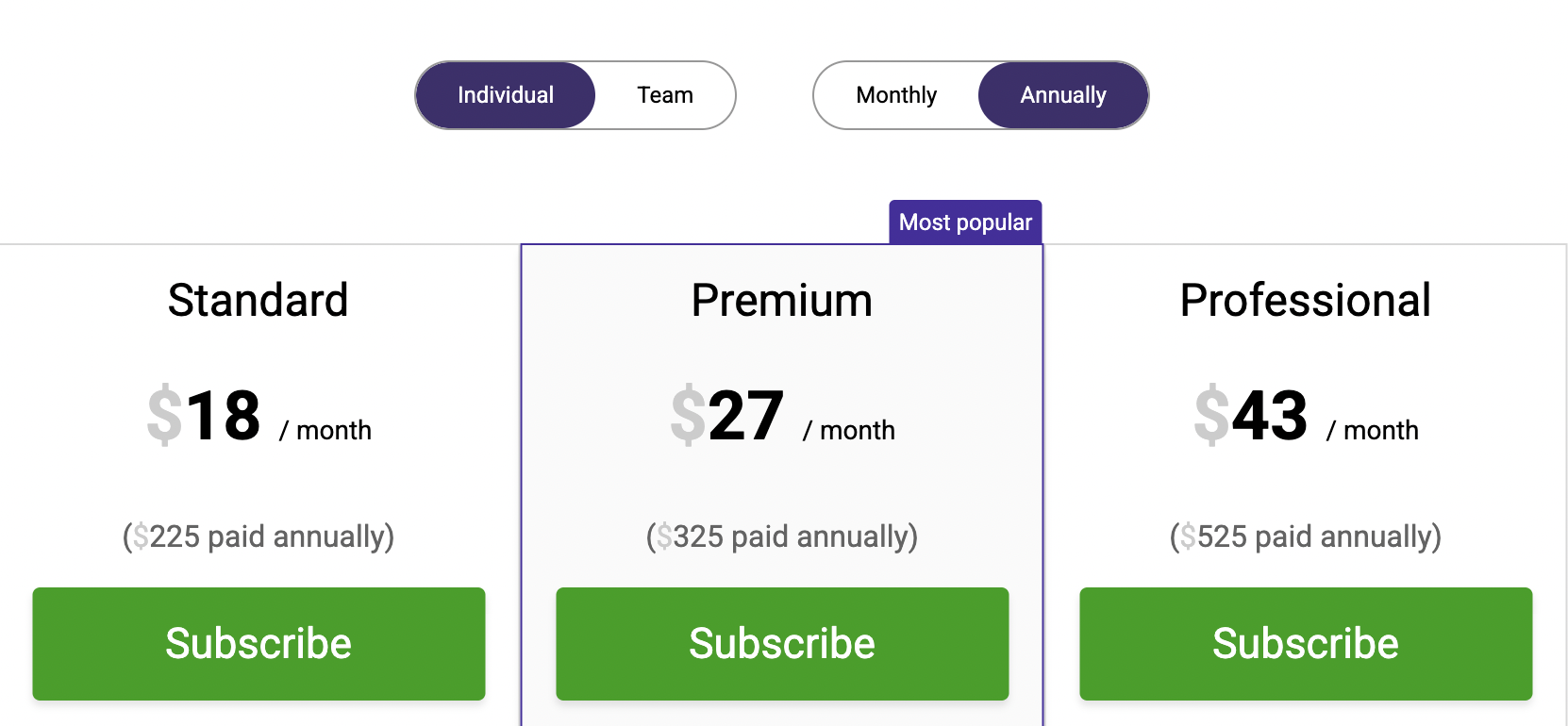 gmass pricing