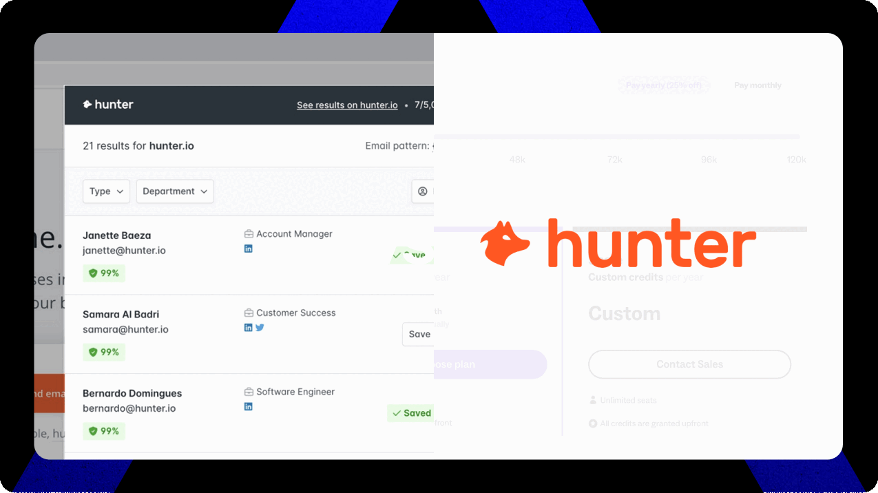 How hunter.io compares to IGLeads