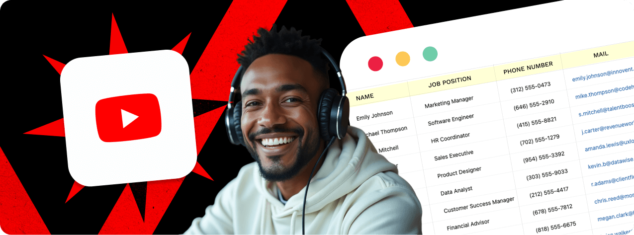 How to Scrape Youtube Emails- 2025 Review