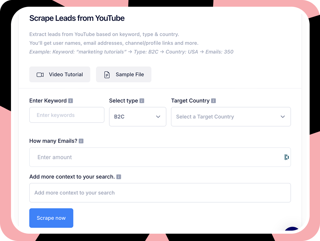 Youtube-scraper-before